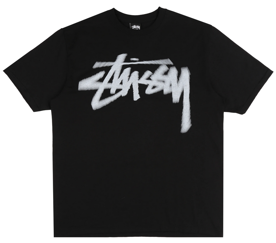 Stussy Dizzy Stock Tee Black