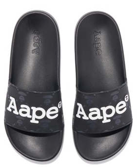 AAPE SLIDES CAMO BLACK