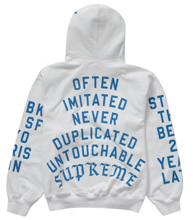 Supreme team hoodie on sale