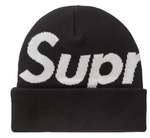 Load image into Gallery viewer, Supreme Big Logo Beanie Beanie (FW23) Black
