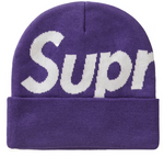 Load image into Gallery viewer, Supreme Big Logo Beanie Beanie (FW23) Dark Purple
