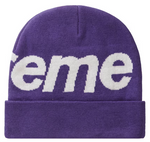 Load image into Gallery viewer, Supreme Big Logo Beanie Beanie (FW23) Dark Purple
