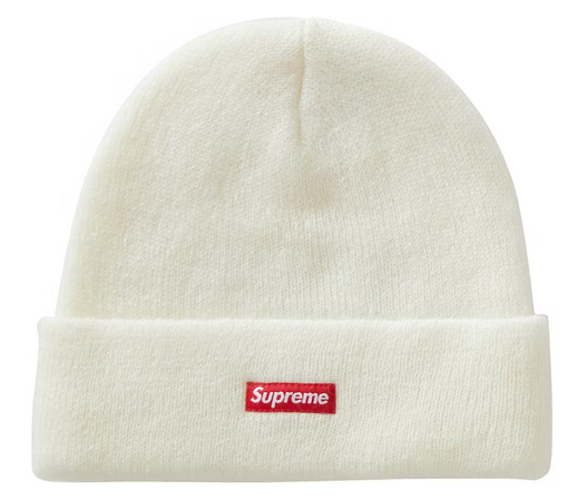 Supreme Mohair Beanie FW19 White