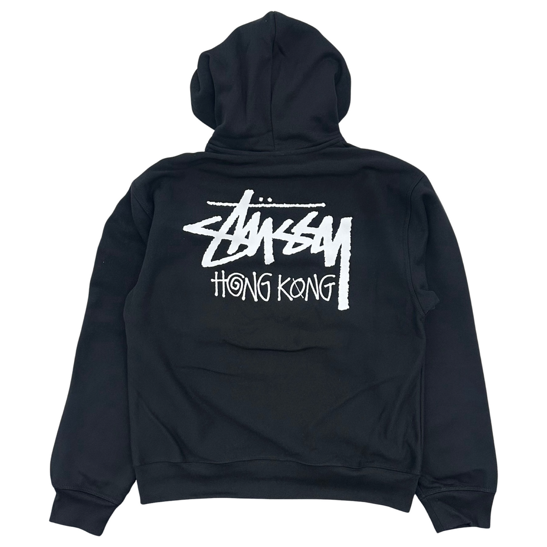 Stussy Hong Kong Zip  Hoodie Black