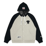 Load image into Gallery viewer, AAPE REVERSIBLE BUTTON HOODIE AAPSWMA395XAL
