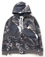 Load image into Gallery viewer, AAPE REVERSIBLE BUTTON HOODIE AAPSWMA395XAL
