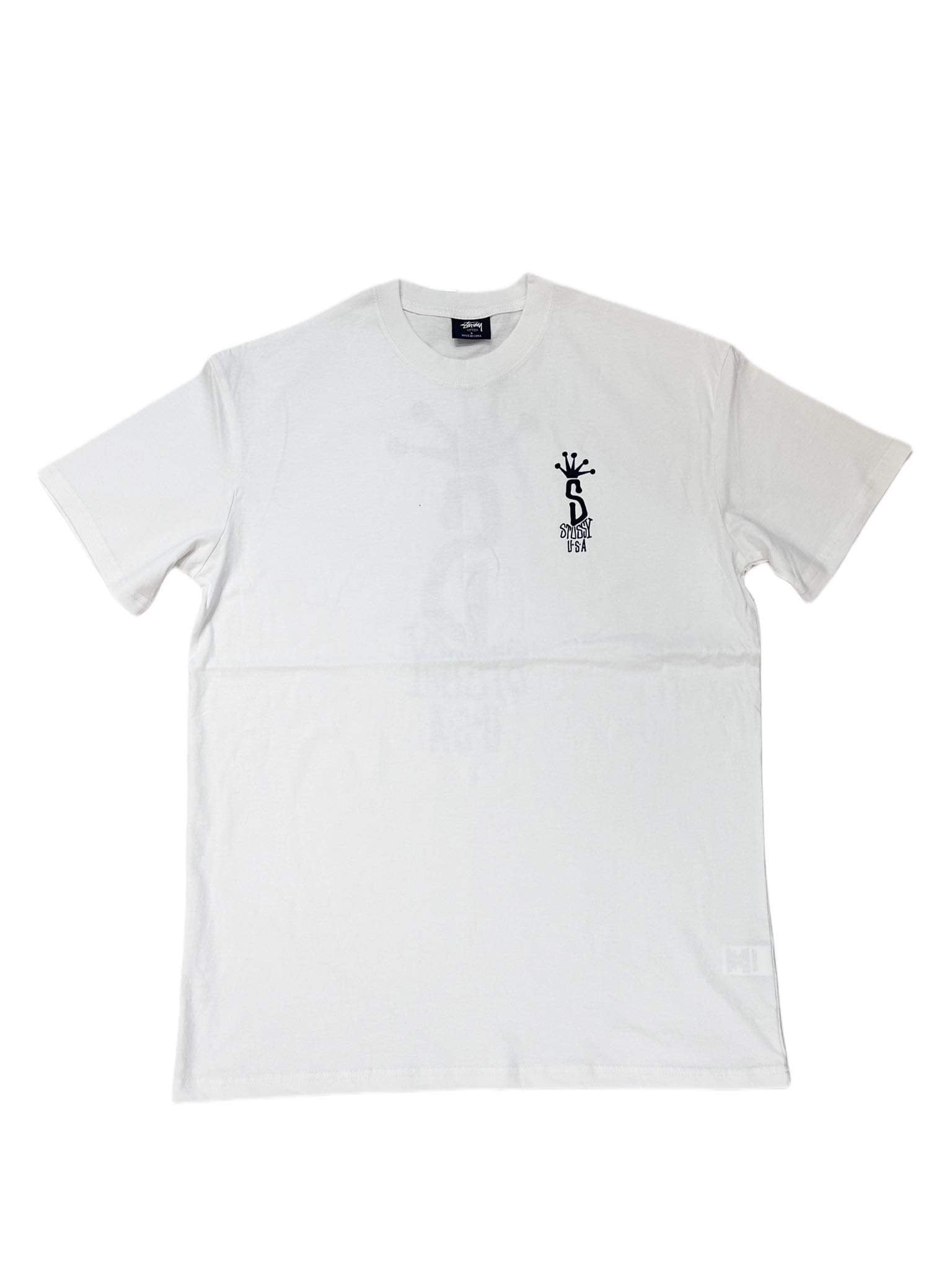 STUSSY BIG S WHITE TEE