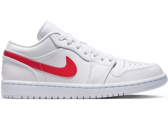 Jordan 1 Low White University Red (W)