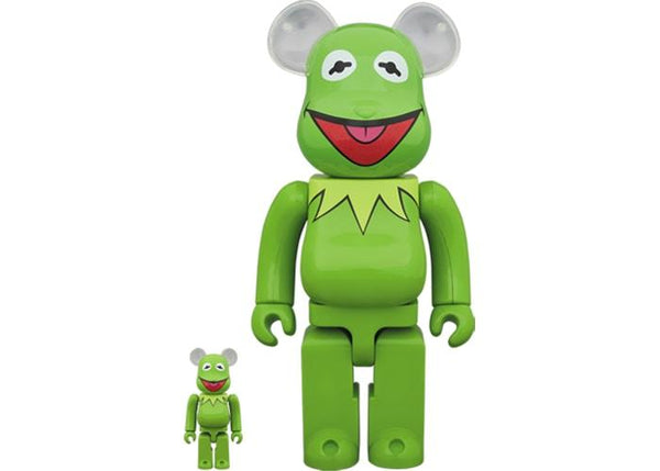 Bearbrick Kermit The Frog 100% & 400% Set Green – Pure Soles PH