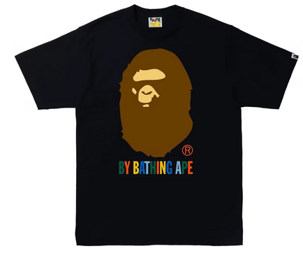 BAPE Colors By Bathing Ape Tee SS22 Black 7259051688129