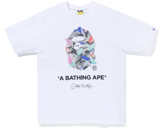 BAPE x Louis De Guzman Ape Head Tee White