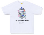 Load image into Gallery viewer, BAPE x Louis De Guzman Ape Head Tee White
