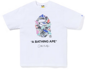 BAPE x Louis De Guzman Ape Head Tee White