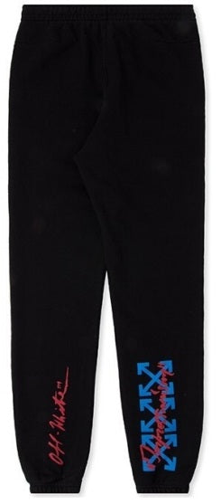Off-White Black 'Kissing' Sweatpants