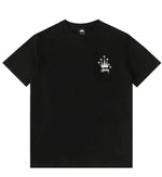 Load image into Gallery viewer, STUSSY CROWN BLACK TEE
