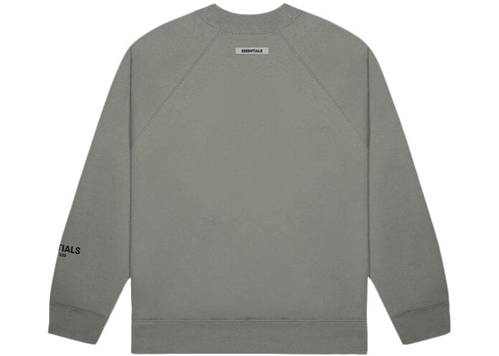 FEAR OF GOD ESSENTIALS 3D Silicon Applique Crewneck Gray Flannel/Charcoal
