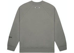 FEAR OF GOD ESSENTIALS 3D Silicon Applique Crewneck Gray Flannel/Charcoal