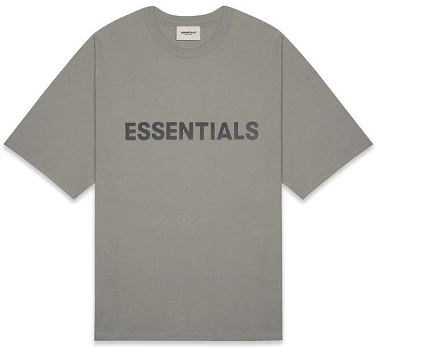 Fear of God Essentials Boxy T-Shirt Applique Logo Cement – Pure Soles PH