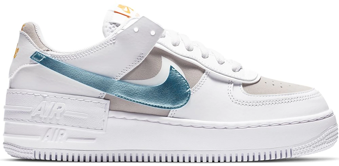 Nike Air Force 1 Shadow White Vast Grey Glacier Ice (W) - Pure Soles PH