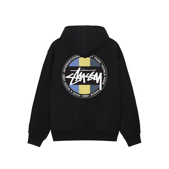 Stussy Classic Dot Hoodie Black