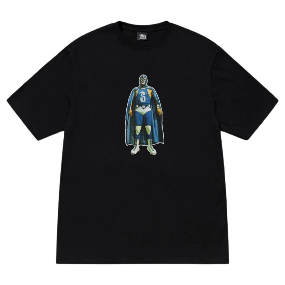 STUSSY Lucha Tee Black