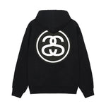 Load image into Gallery viewer, STUSSY Men&#39;s Ss-Link Hood Black
