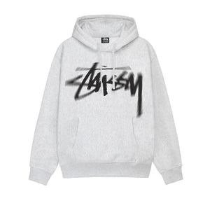 Stussy Dizzy Stock Hood Grey