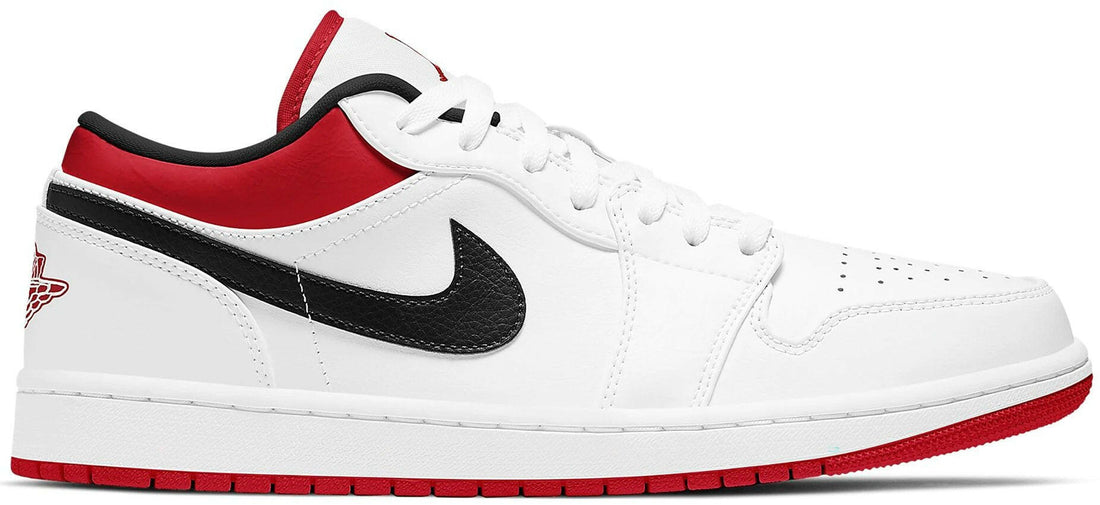 Jordan 1 Low White University Red Black - Pure Soles PH