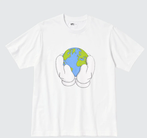 PEACE FOR ALL Short-Sleeve Graphic T-Shirt (Kaws)