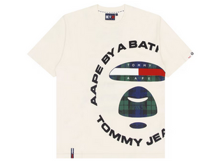 AAPE x Tommy Logo T-Shirt Natural