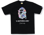 Load image into Gallery viewer, BAPE x Louis De Guzman Ape Head Tee Black
