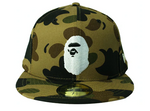 Load image into Gallery viewer, BAPE x New Era 59 Fifty 1st Camo Ape Head Cap Yellow
