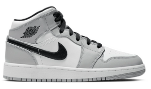 Jordan 1 Mid Light Smoke Grey (GS)