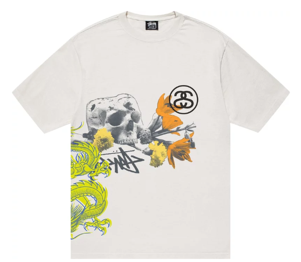 Stussy Strike Pigment Dyed Tee 'Natural'