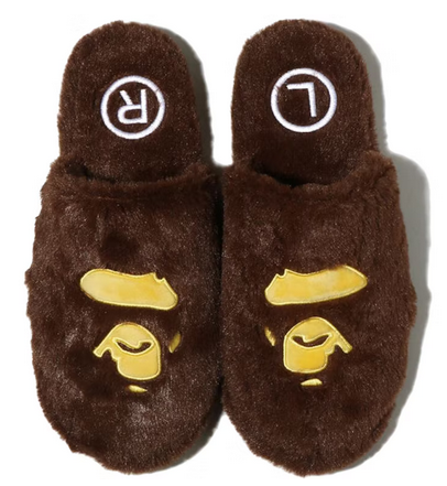 BAPE Ape Head Slipper Brown