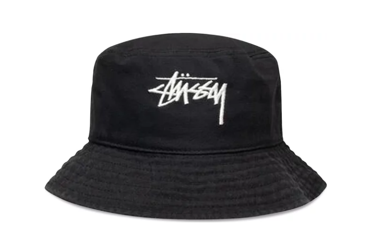 STUSSY Big Stock Bucket Hat 'Black'