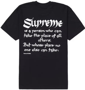 Supreme Person Tee Black