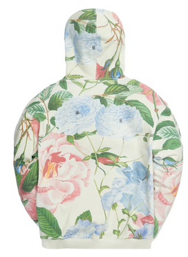 Kith Peony Print Hoodie Blue