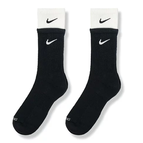 Nike Everyday Plus Cushioned Training Crew socks Black/White – Pure ...