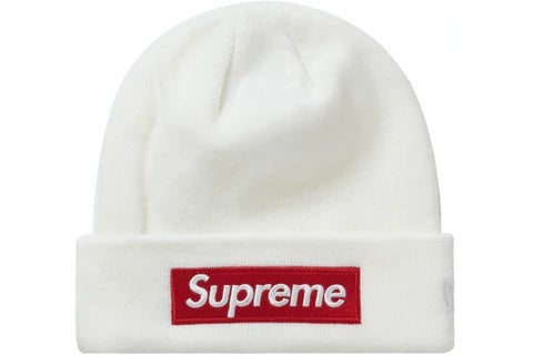 Supreme X New York Yankees X New Era Box Logo Beanie - Red