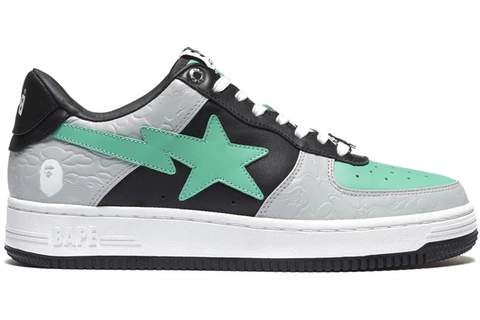 A Bathing Ape Bape Sta LowGrey Green