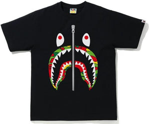 BAPE Sta Camo Shark Tee Black/Multi