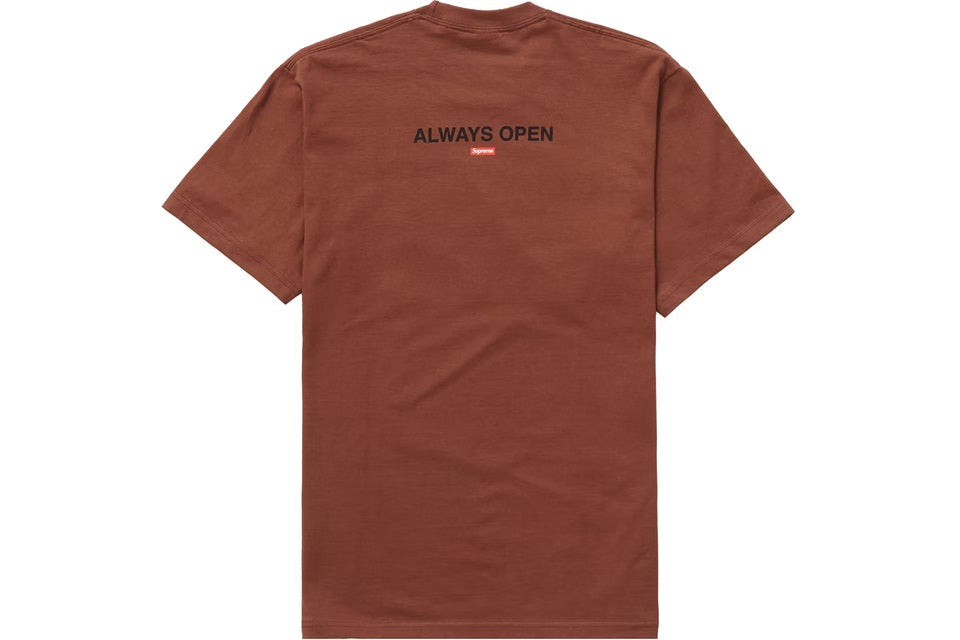 Supreme Gas Tee Brown