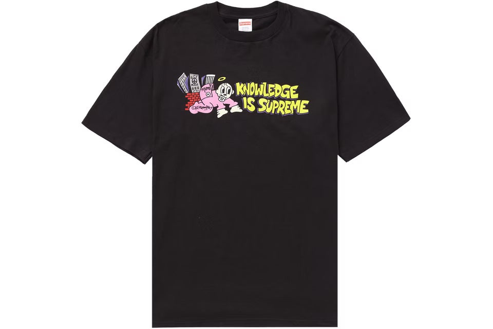 Supreme Knowledge Tee Black