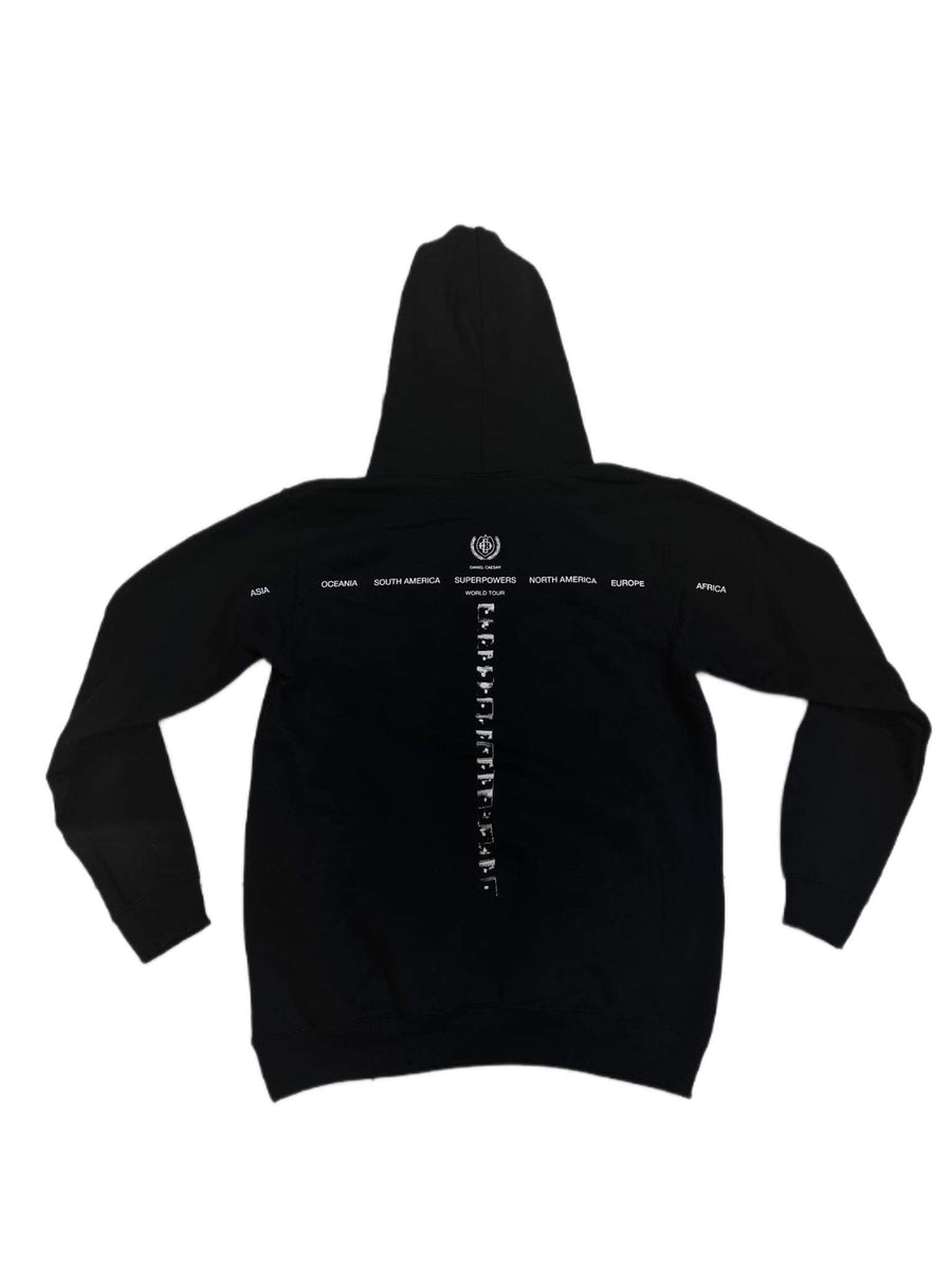 Daniel Caesar Superpowers Tour Manila Black Hoodie – Pure Soles PH