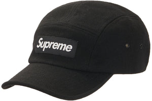 Supreme Chino Twill Camp Cap Black  100% Authentic  Condition: New