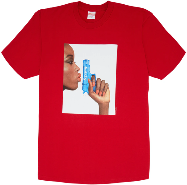 Supreme hot sale tee red