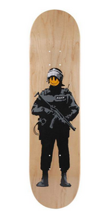 BANKSY SKATEBOARD DECK Riot Cop