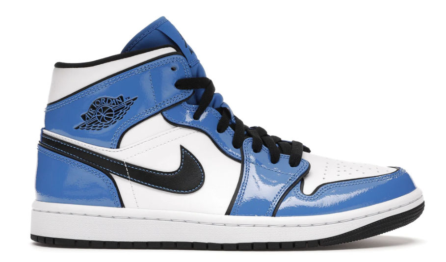 Jordan 1 Mid Signal Blue - Pure Soles PH