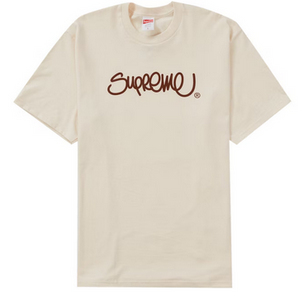 Supreme Handstyle Tee Natural